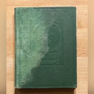 1920s THE BOOKSHELF FOR BOYS AND GIRLS VOL 4 Vintage Green Hardcover Book